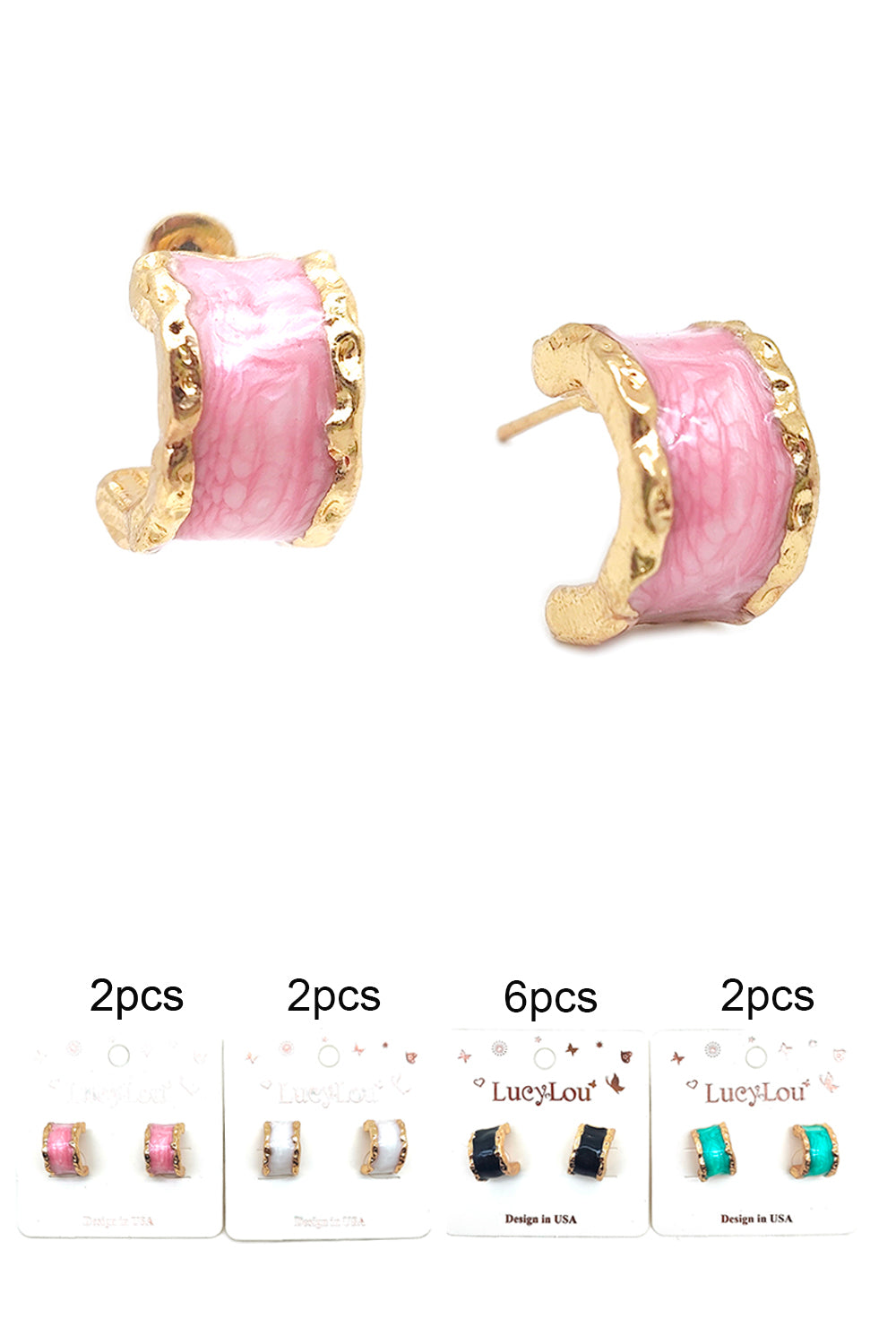 Small Open Hoop Earrings