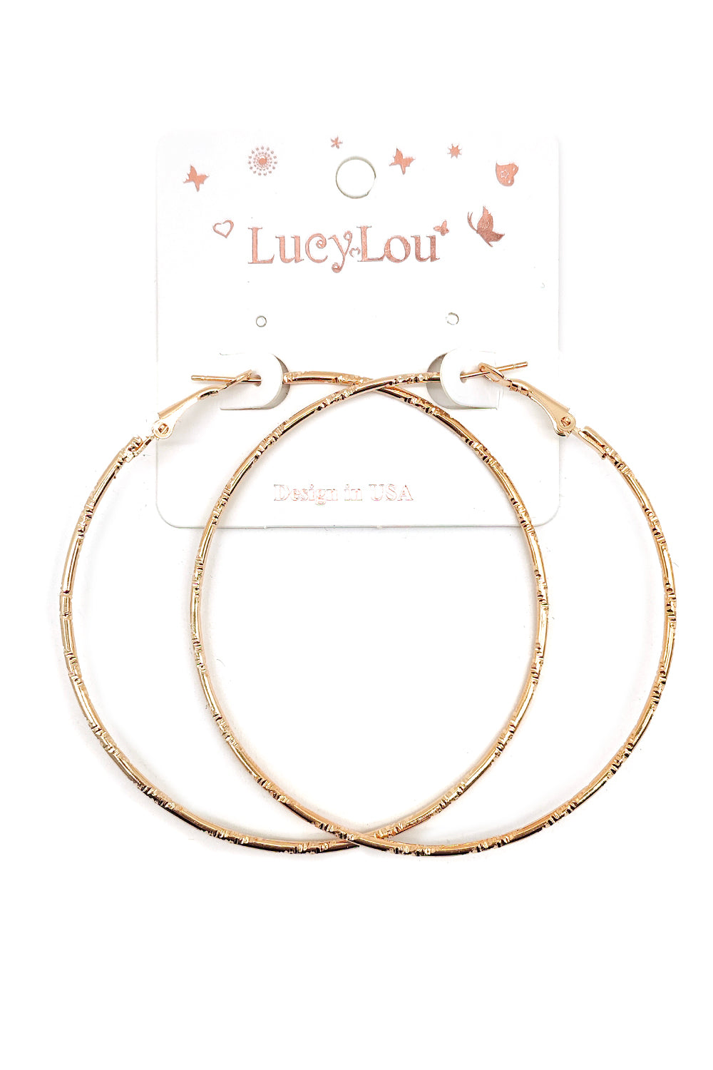 Women's Fashion Gold Hoop Earring