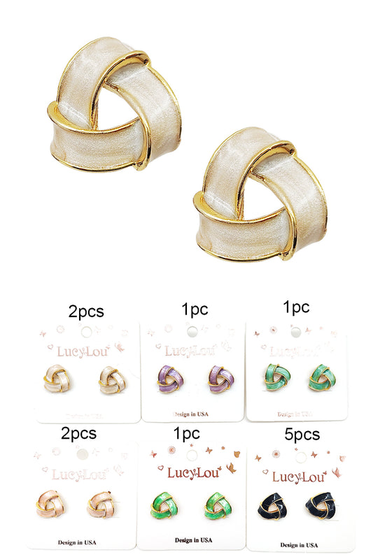 Geometric Stud Earrings