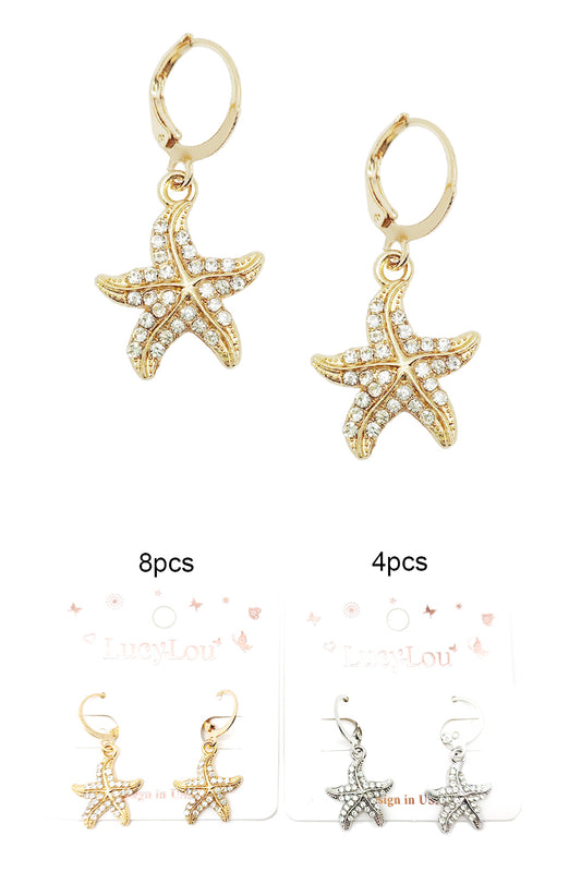 Starfish Dangle Earrings