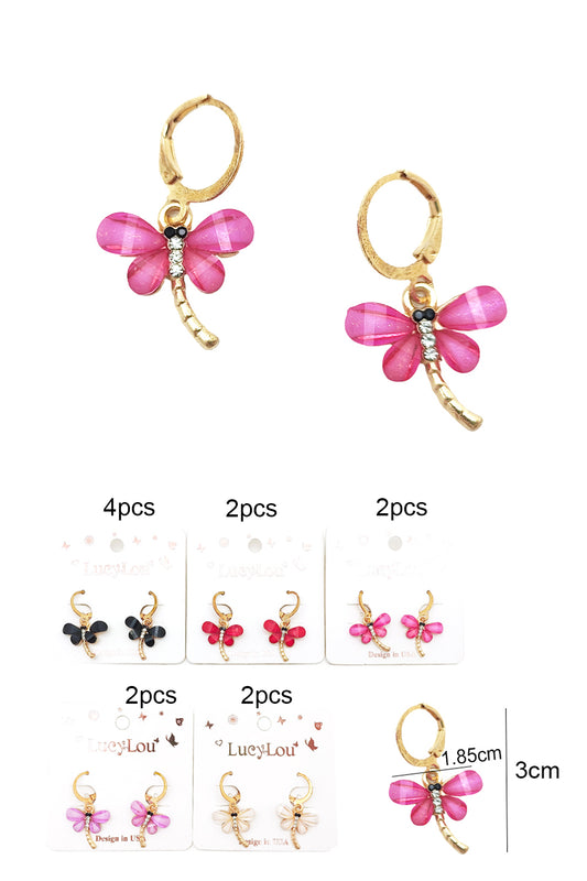 Dragonfly Dangle Earrings