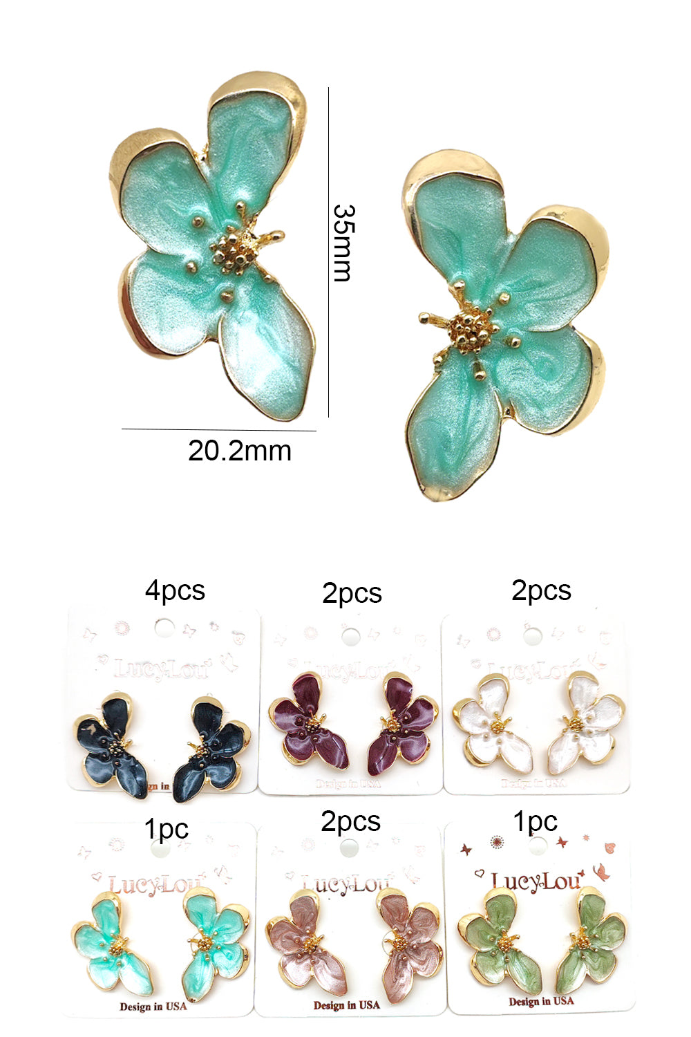 Butterfly Stud Earrings