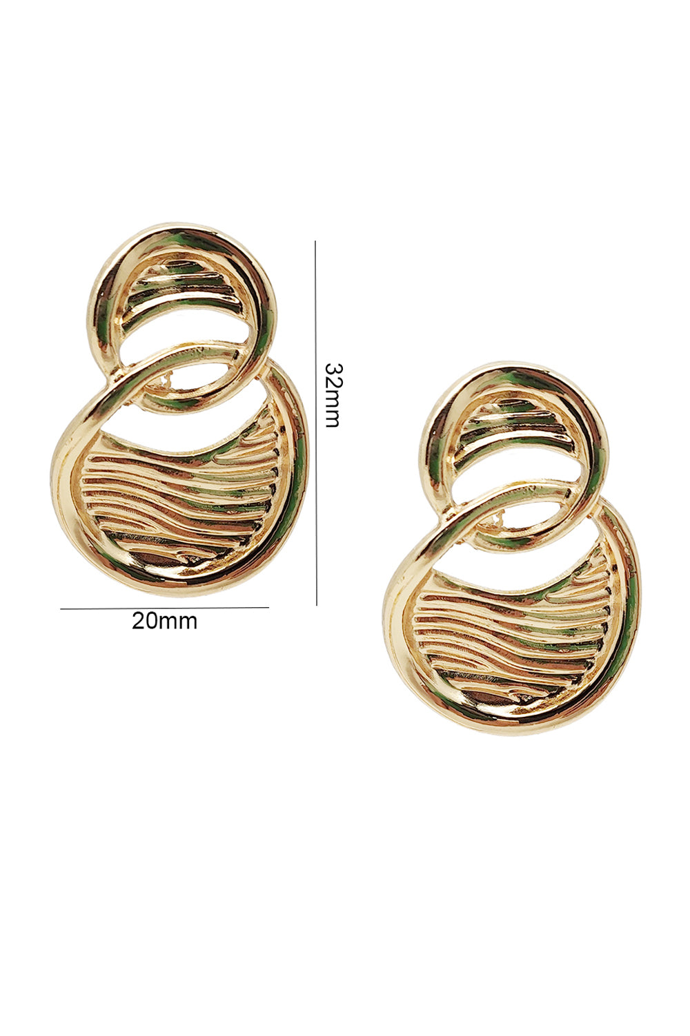 Women's Textured Statement Dangle Earrings