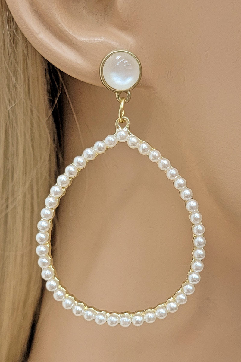 Pearl Dangle Drop Earring