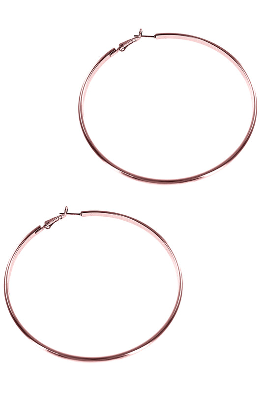Rose Gold 70mm Hoop Earring