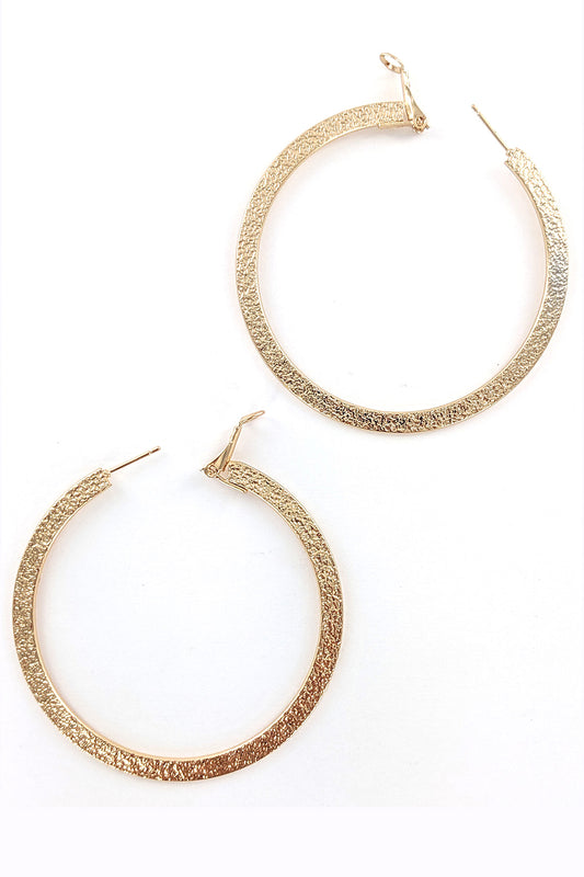 Gold Hoop Earring