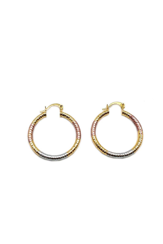 Gold Dipped 30mm Hoop Earring