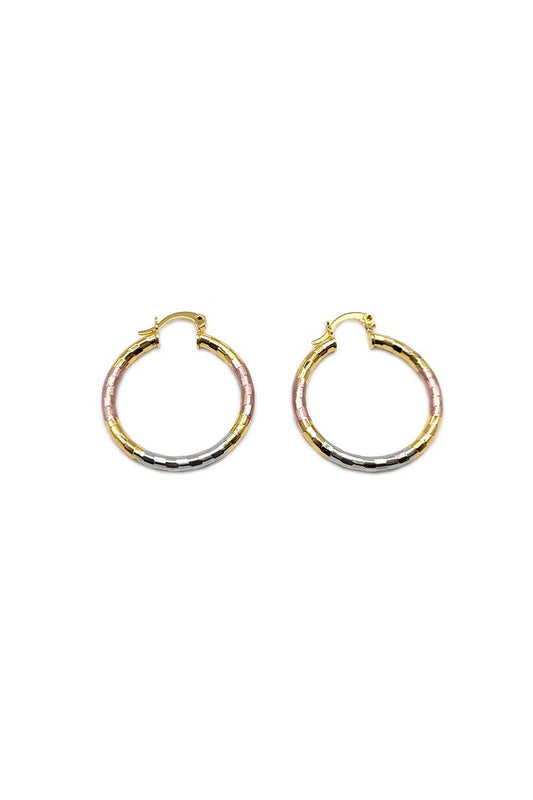 Gold Dipped 30mm Hoop Earring