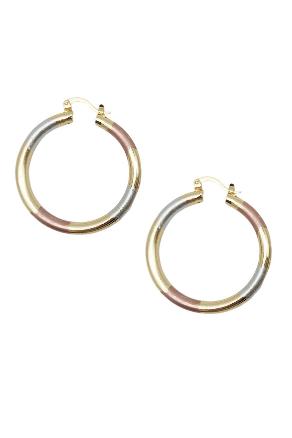 Gold Dipped Hoop Earrings