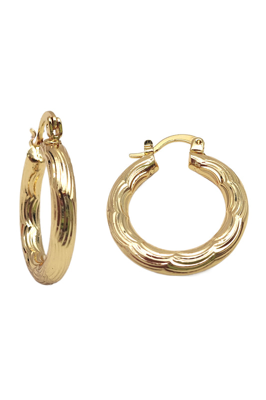 Gold Plated Small Hoop Earrings