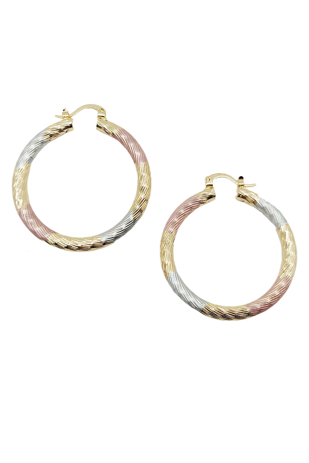 Gold Dipped Hoop Earrings