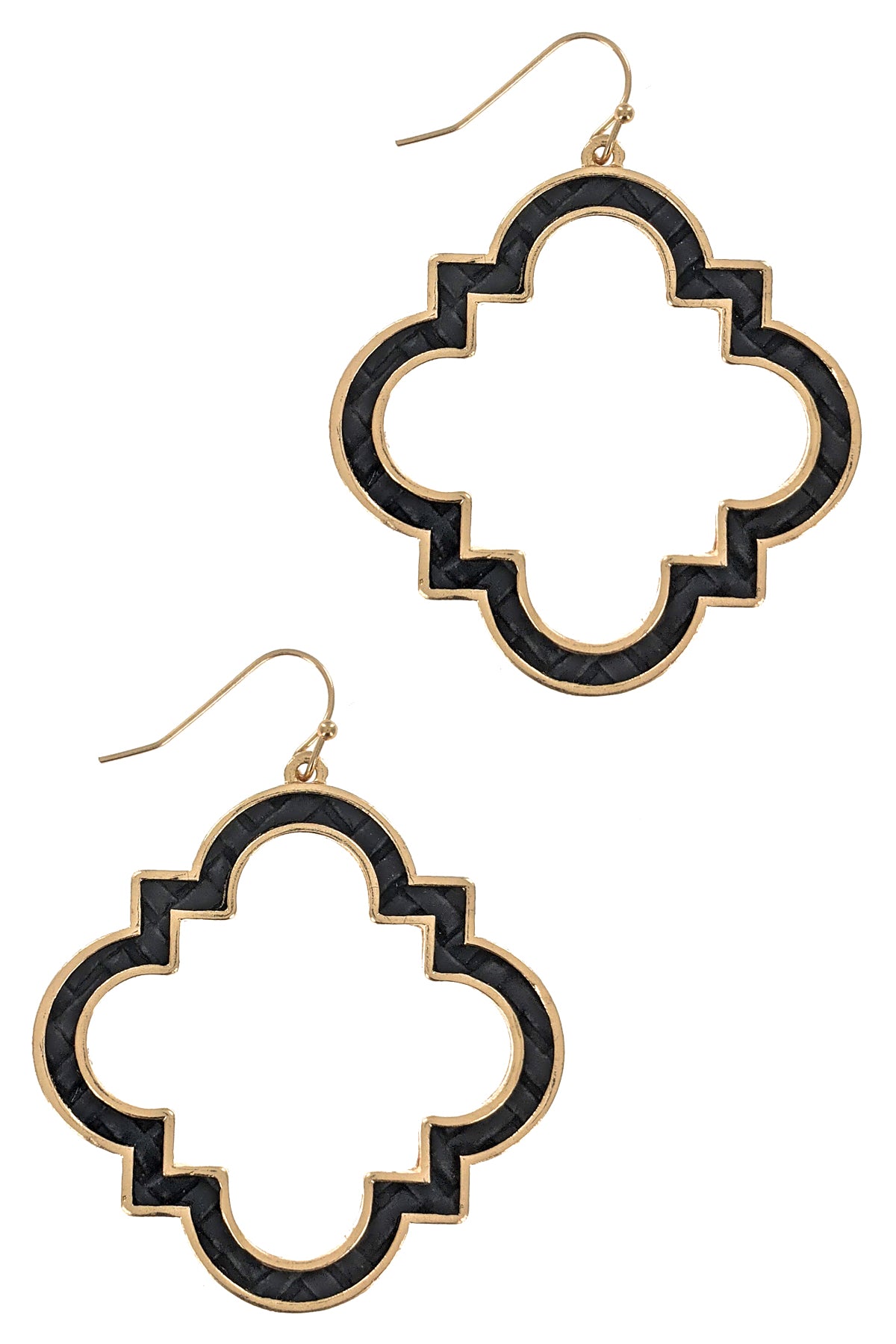 Black Clover Drop Earrings