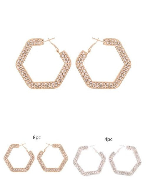 Casual Rhinestones Earrings