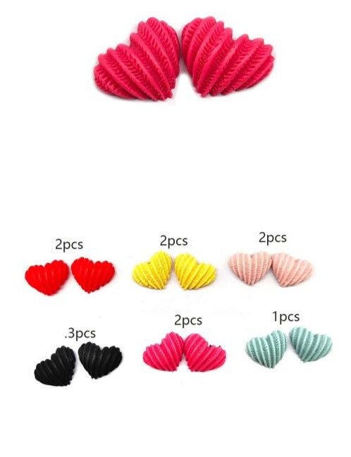 Heart Stud Earrings
