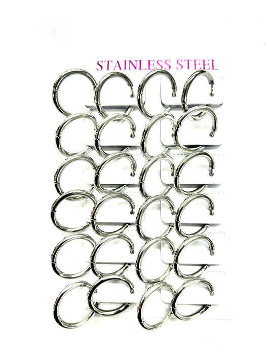 Stainless Steel Small Hoop Earrings