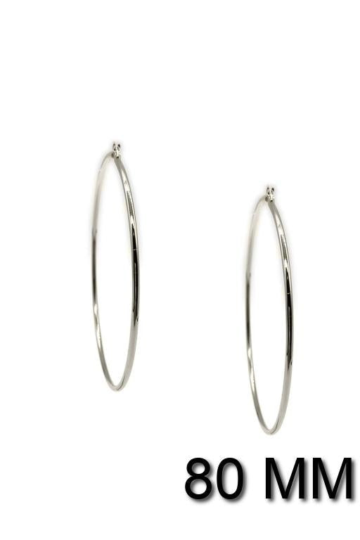 Stainless Steel Hoop Earrings
