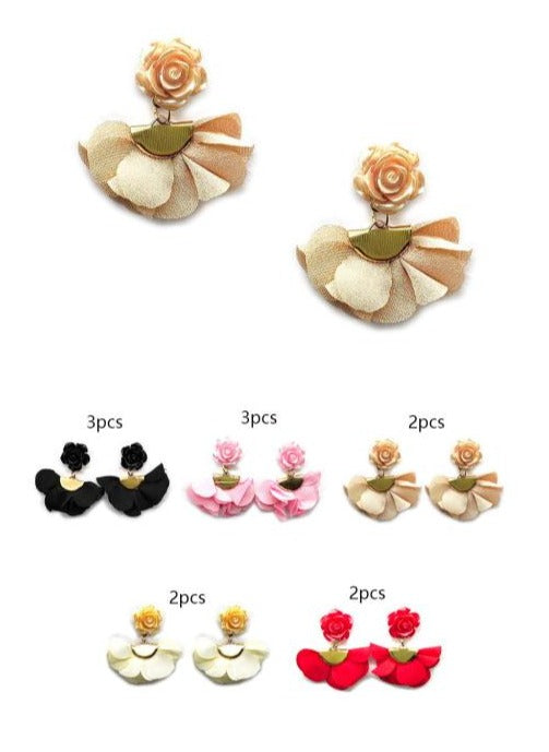 Fashionable Floral Earrings Design