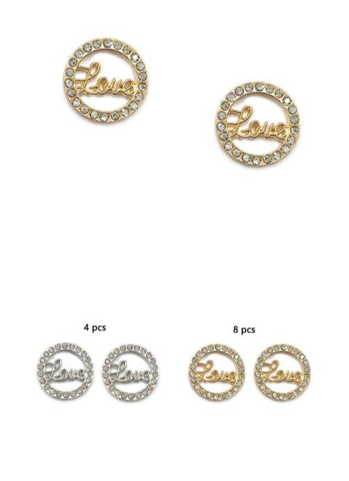 Love Rhinestones Earrings