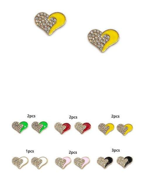 Casual Heart Design Earrings