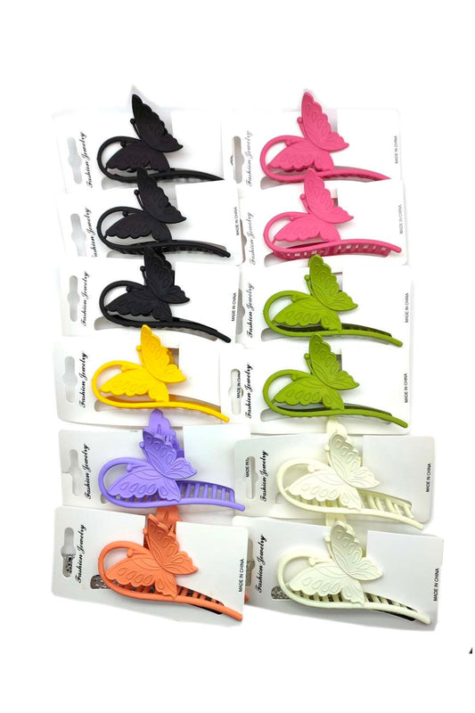 Butterfly Design Hair Clips