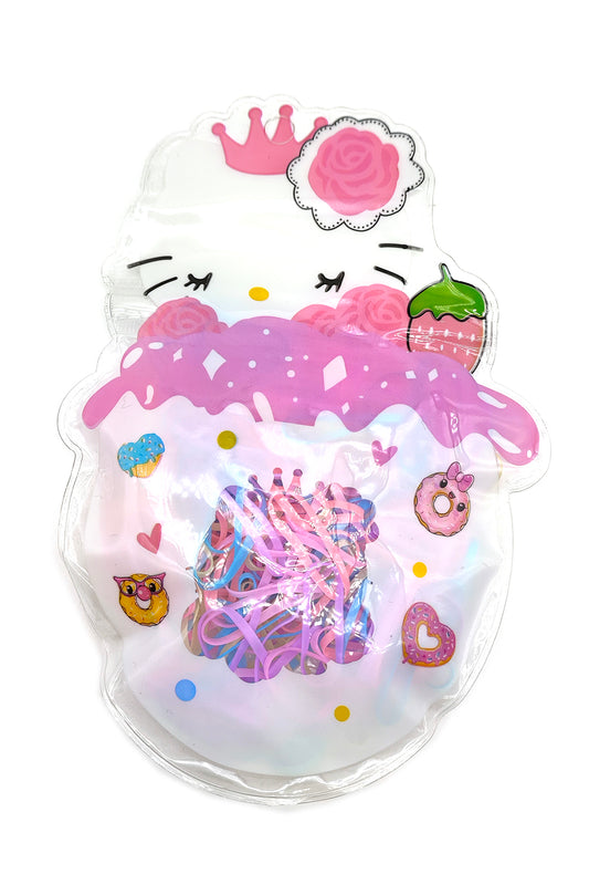 Multi Color Little Girls Elastic Hair Rubber Bands
