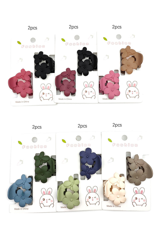 Matte Finish Small Casual Hair Clips