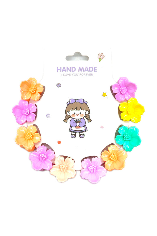 Mini Flower Design Hair Clips