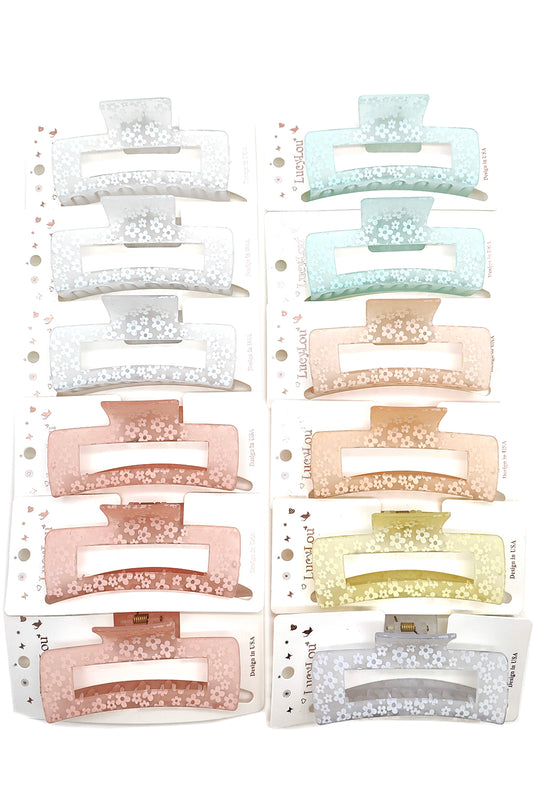 Women's Fashion Matte Finish Hair Claw Clip