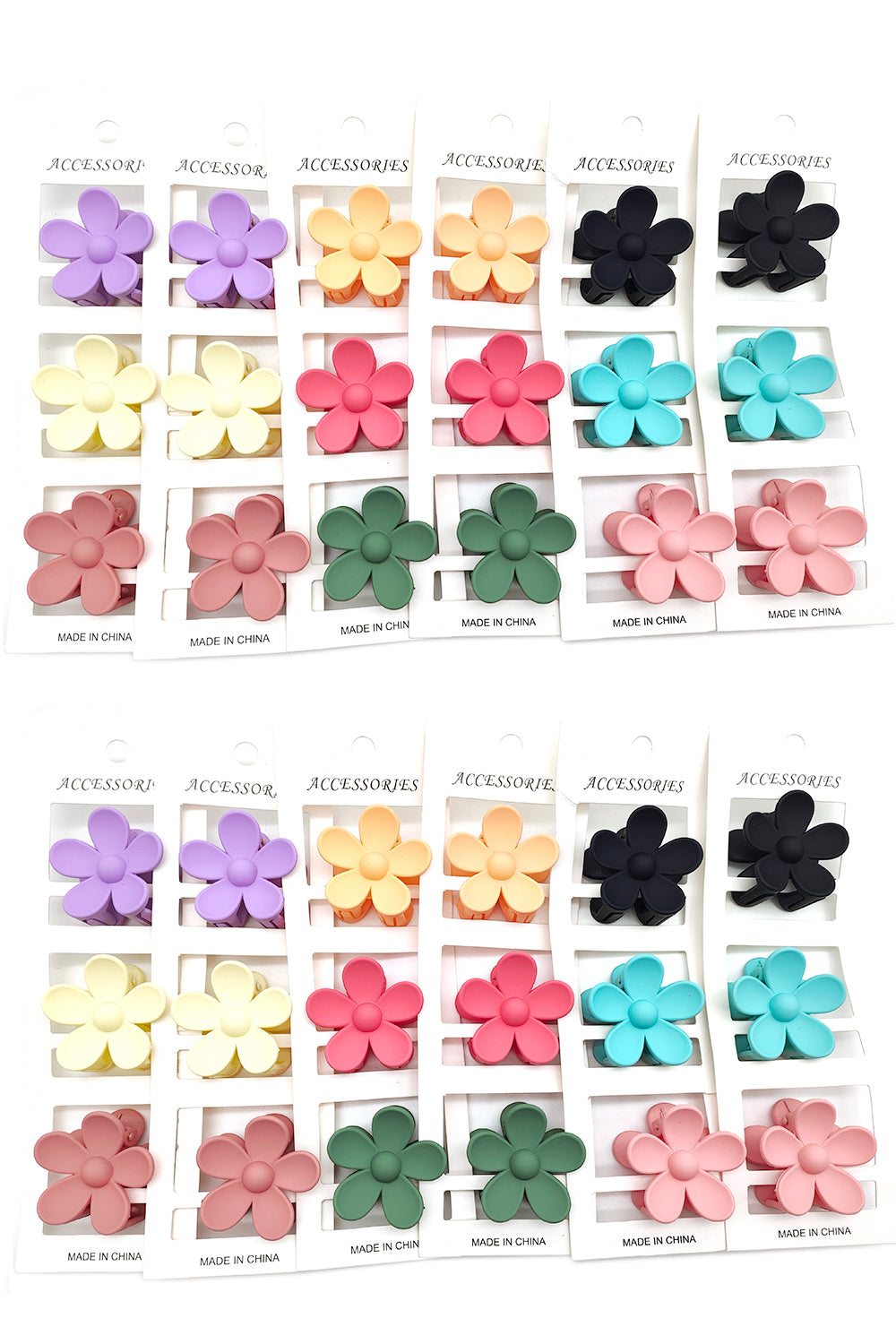 Flower Design Hair Clips