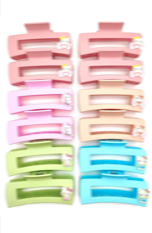 Character Square Hair Claw Clip