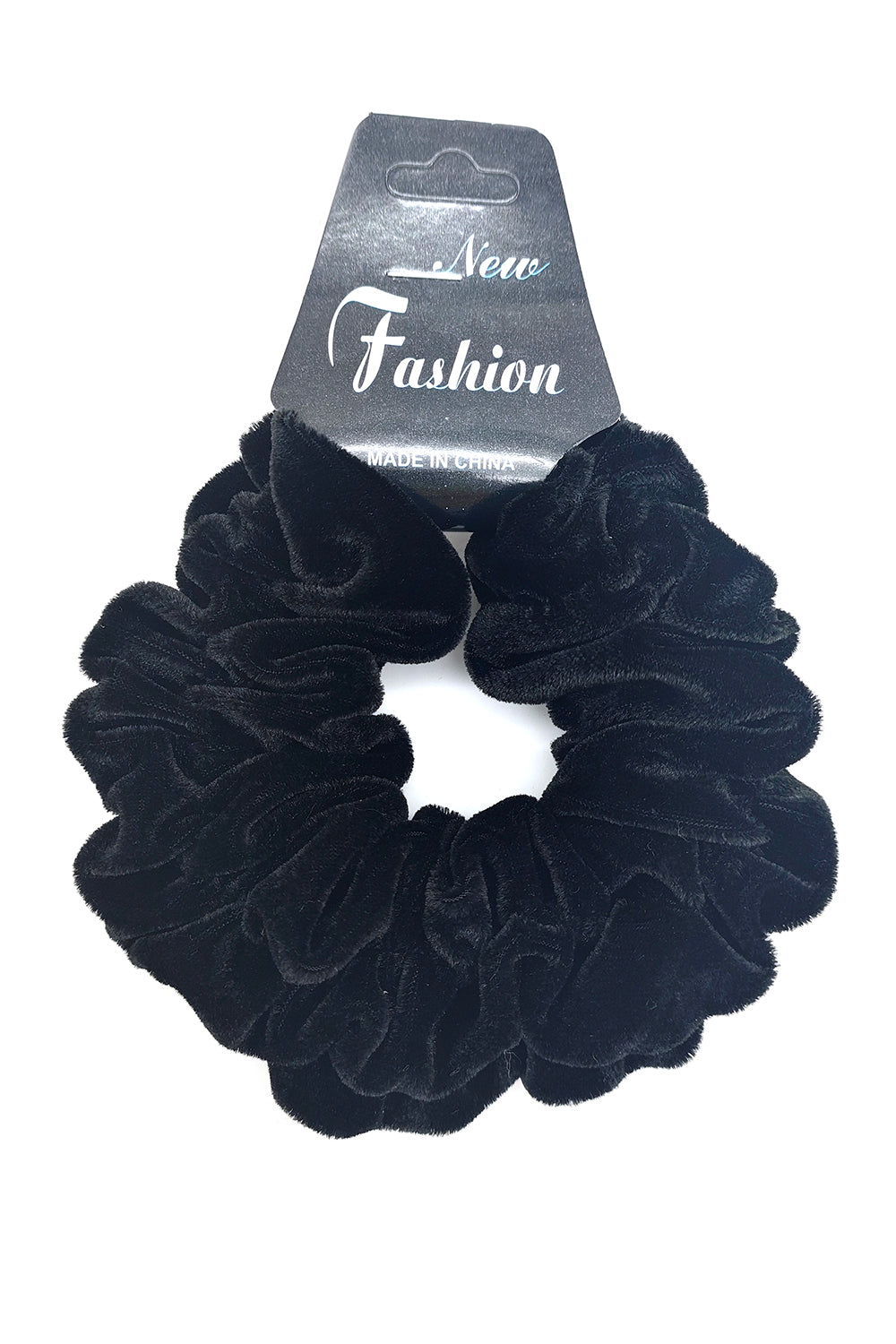 Black Velvet Scrunchy