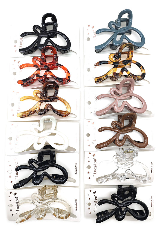 Butterfly Design Hair Claw Clip
