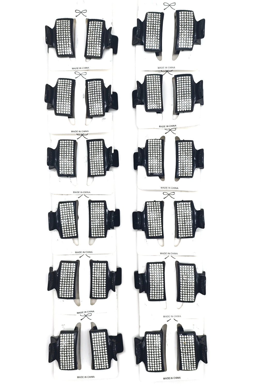 Black 24 piece Hair Claw Clip