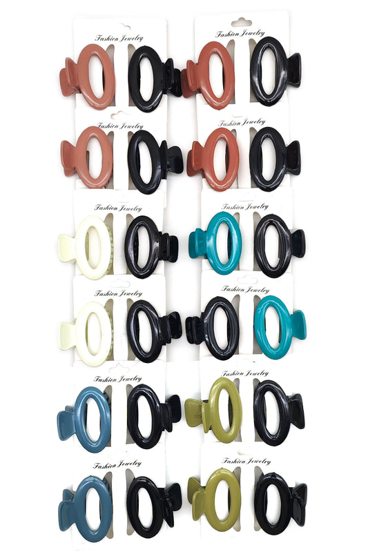 24 Piece Hair Claw Clips