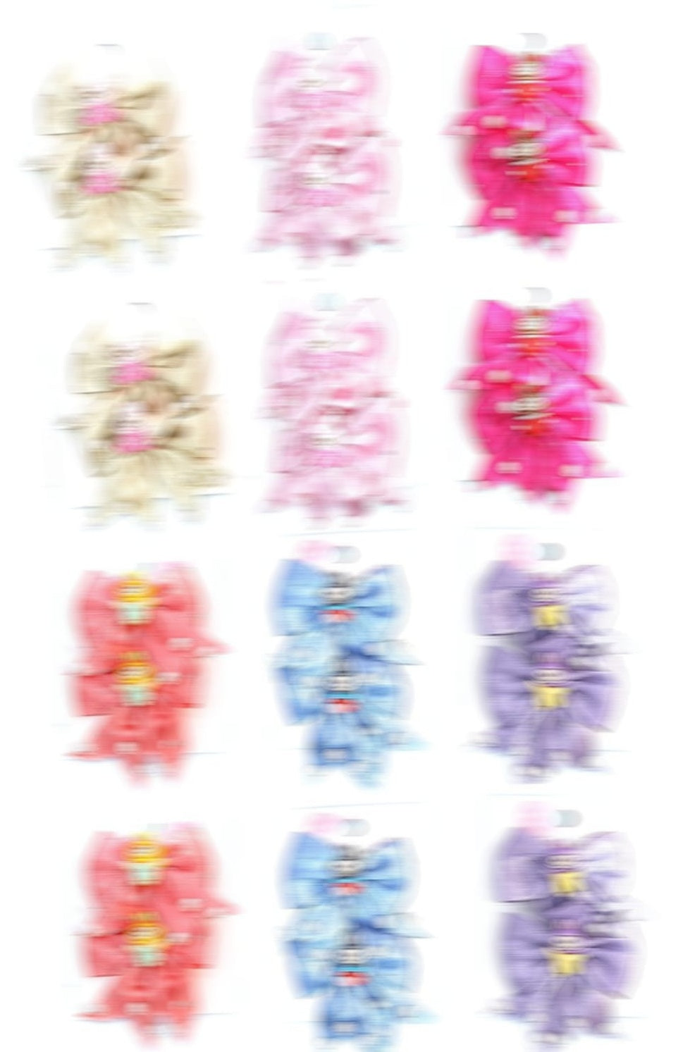 Character Kids Bow Clips