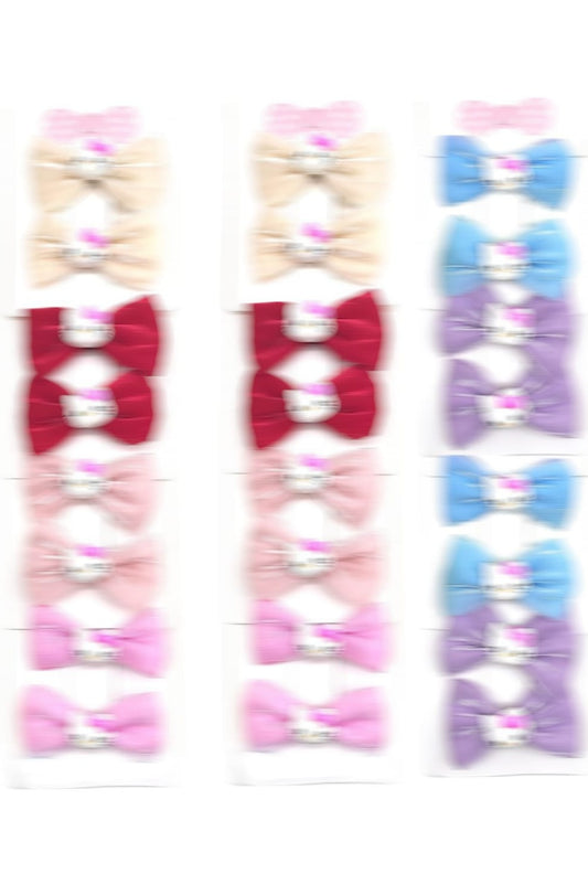 Character Kids Bow Hair Clips