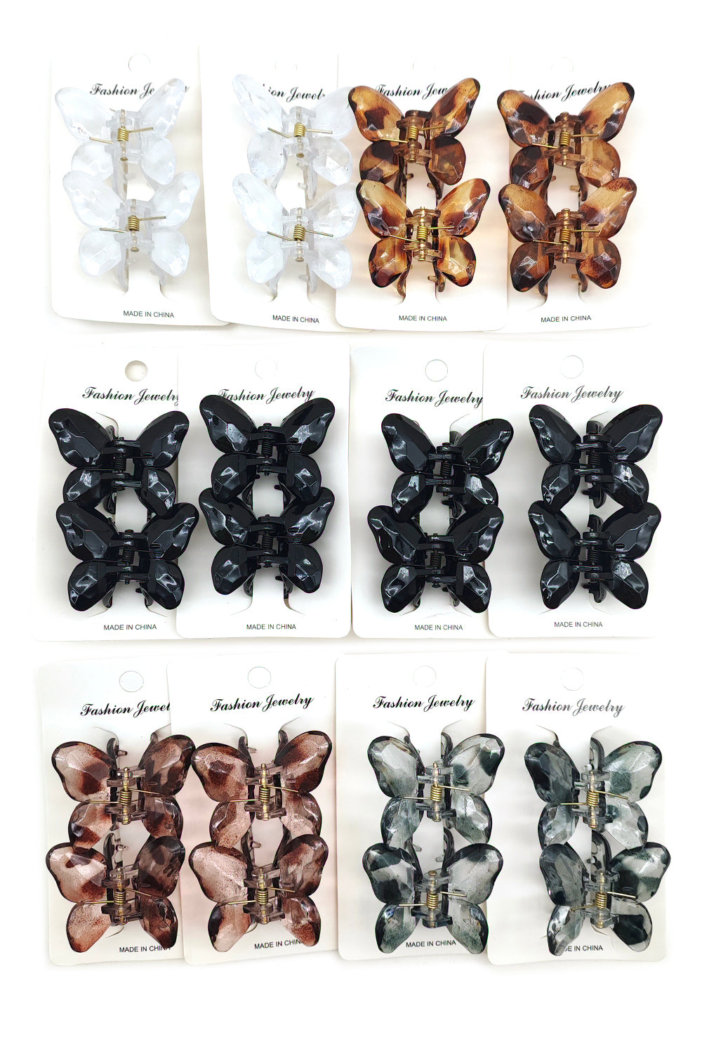Butterfly Design 24-piece Hair Clip