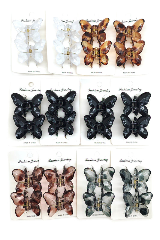 Butterfly Design 24-piece Hair Clip