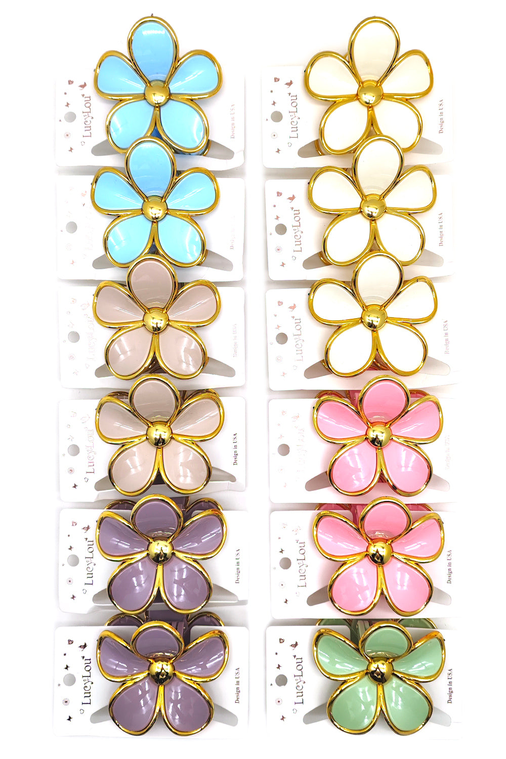 Daisy Design Hair Claw Clip