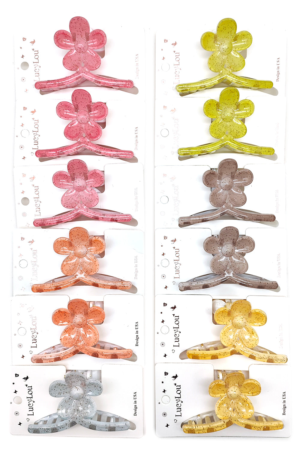 Daisy Flower Hair Claw Clip