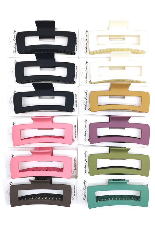 Rectangular Hair Claw Clip