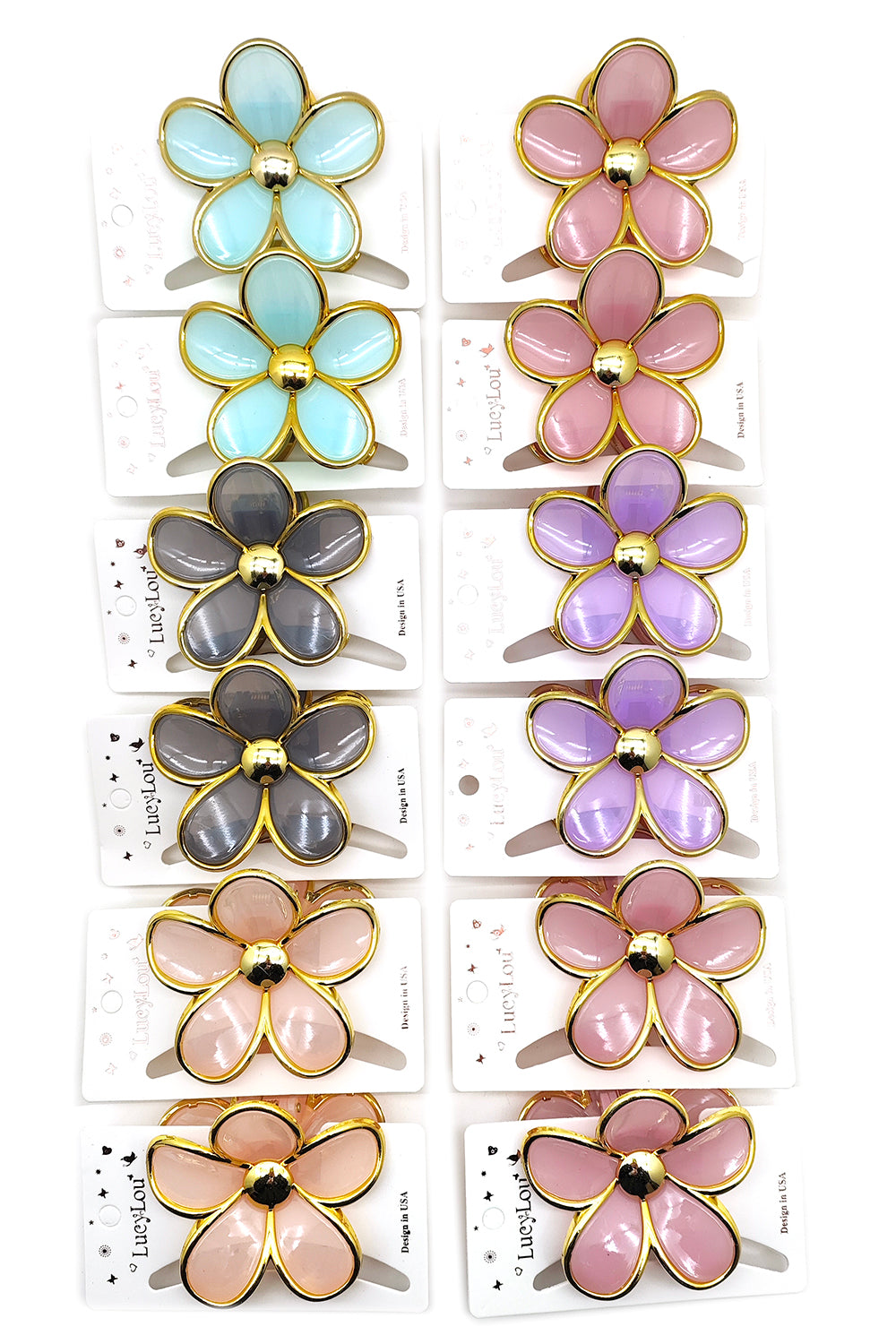 Daisy Flower Hair Claw Clip