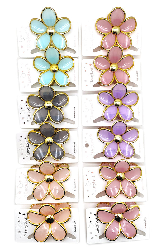 Daisy Flower Hair Claw Clip