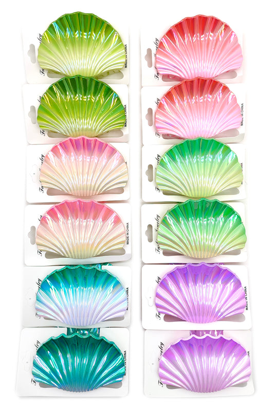 Seashell Hear Claw Clip