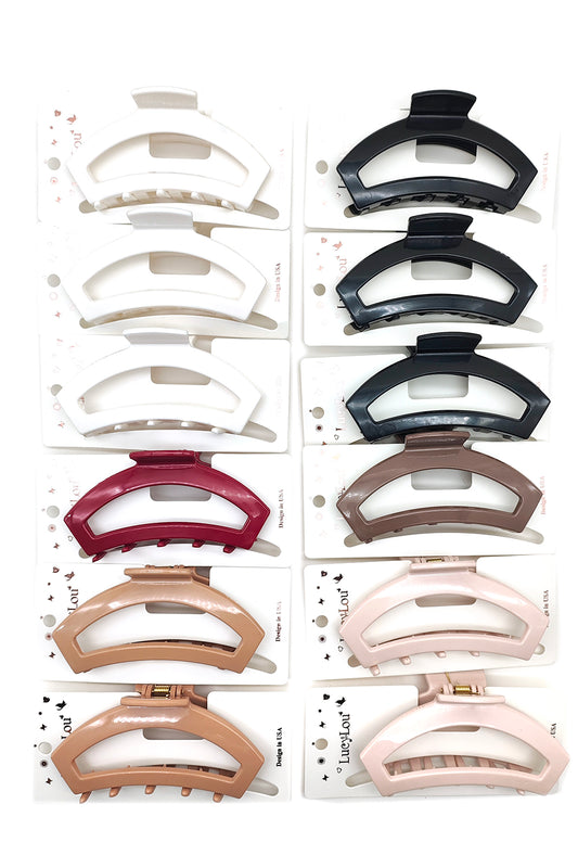 Geometric Hair Claw Clip