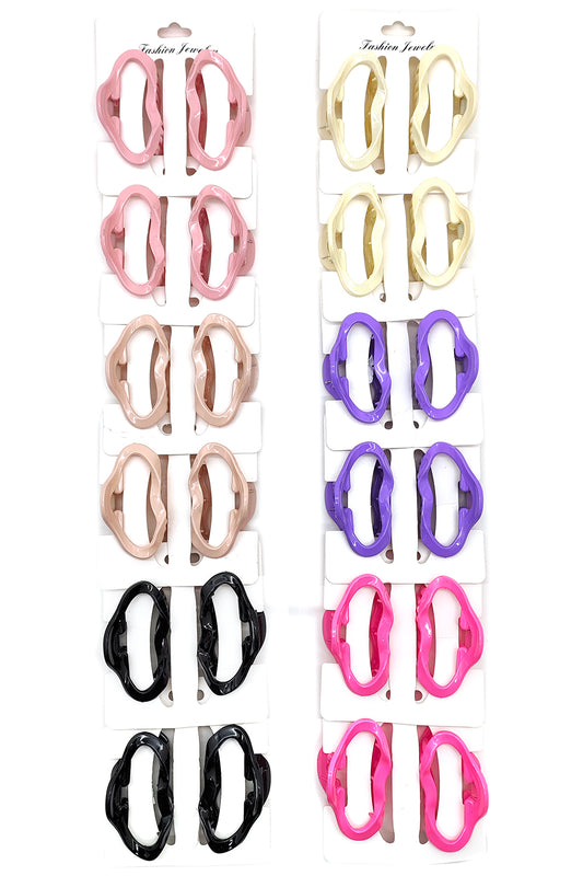 2-piece Cloud Shaped Small Hair Clips