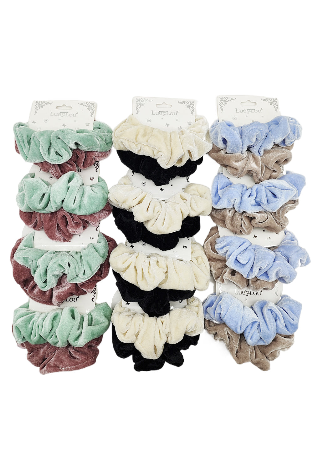 2-piece Velvet Hair Scrunchies