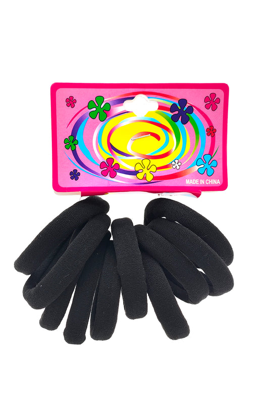 Black Seamless Hair Tie