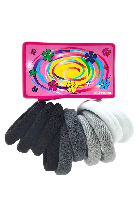 Grey Seamless Hair Tie