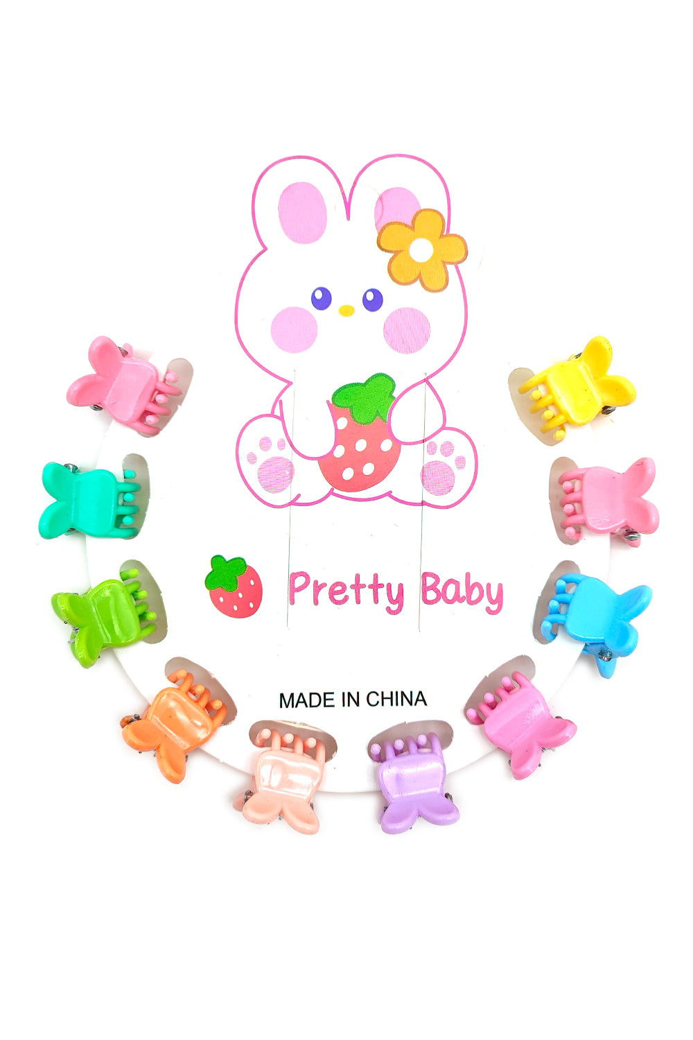Girls Mini Butterfly Hair Clips